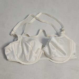 Elegant White Satin Convertible  Bra